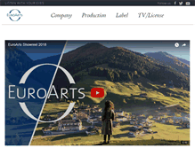 Tablet Screenshot of euroarts.com